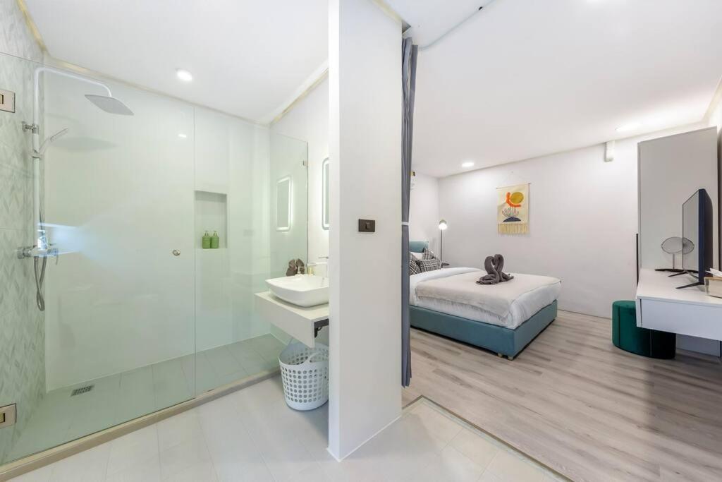 Vila Unique Townhouse Pool Slide Access Ko Samui Exteriér fotografie