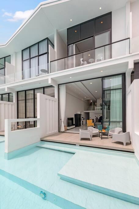 Vila Unique Townhouse Pool Slide Access Ko Samui Exteriér fotografie