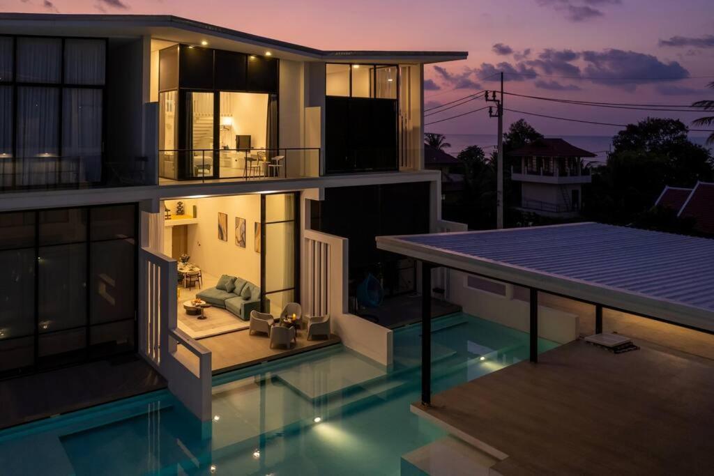 Vila Unique Townhouse Pool Slide Access Ko Samui Exteriér fotografie