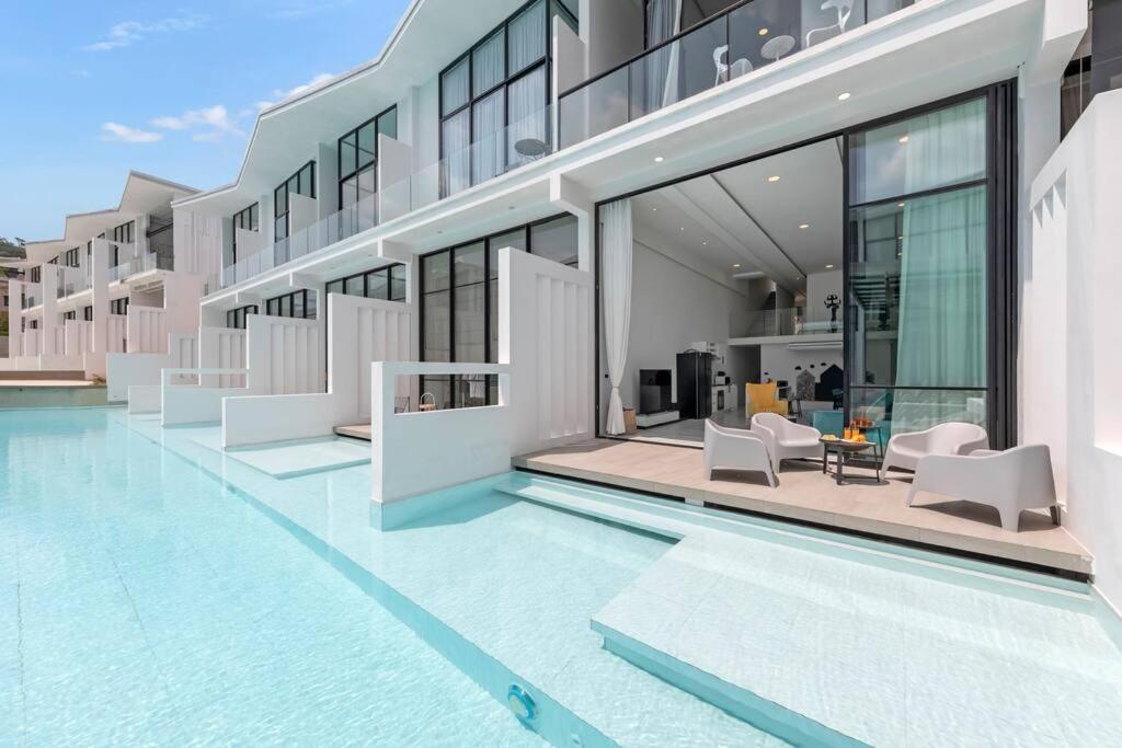 Vila Unique Townhouse Pool Slide Access Ko Samui Exteriér fotografie
